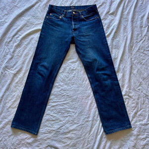 A.P.C. New Standard Men's Jeans Size 29 Classic Indigo Raw Denim